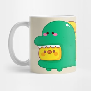 Kawaii Dino Chick Mug